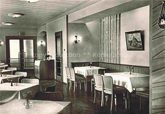 Colditz Sachsen Waldhaus Handwerkerheim Internatsschule Restaurant Speisesaal In