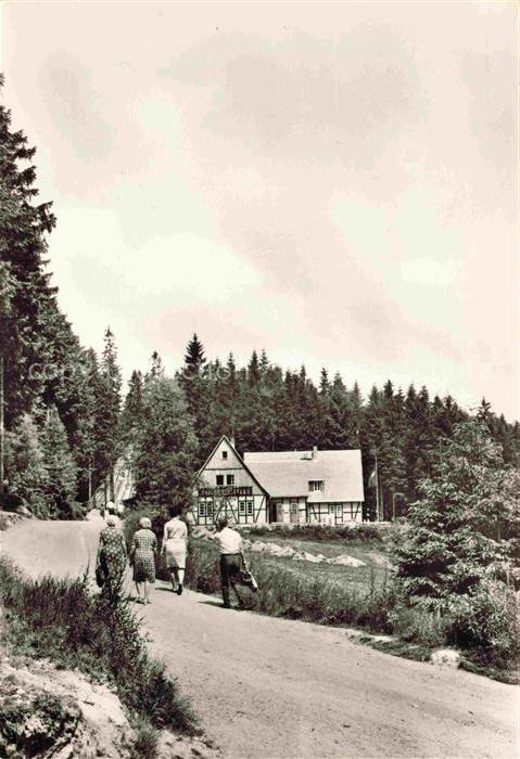 Sosa Erzgebirge Koehlerhuette Konsum-Gaststaette Talsperre-des-Friedens Erzgebir