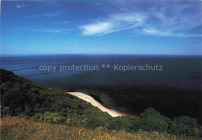 Insel Hiddensee Steilkueste Strand Ostsee Wald Steilhang Meerblick Kueste