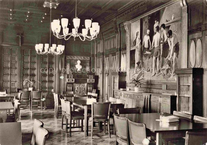 Schachen Lindau Bodensee Bayern Caritas-Erholungsheim Villa-Wacker Speisesaal In