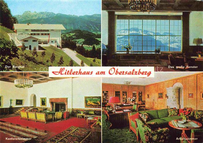 Obersalzberg Berchtesgaden Bayern Hitlerhaus Berghof Panoramafenster Konferenzzi