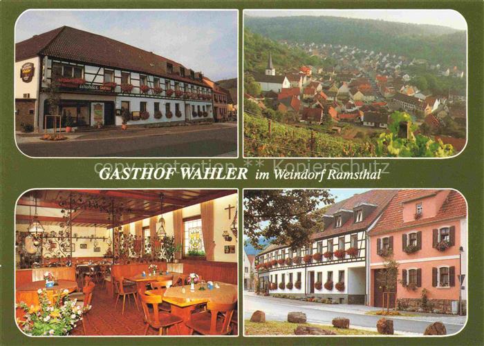 Ramsthal Bad Kissingen Bayern Gasthof-Wahler Hauptstrasse Weindorf Weinberg Dorf