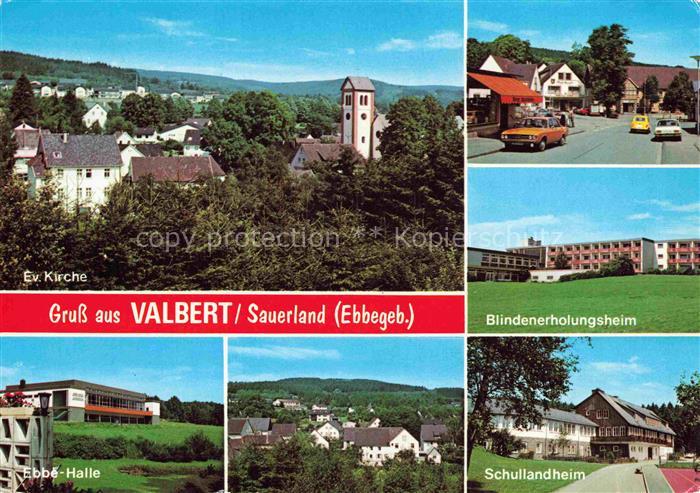 Valbert Meinerzhagen Sauerland Evangelische-Kirche Blindenerholungsheim Ebbe-Hal