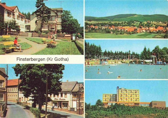 Finsterbergen Bad Gotha Thueringen VdN-Kurheim-Dr-Theodor-Neubauer Denkmalsplatz