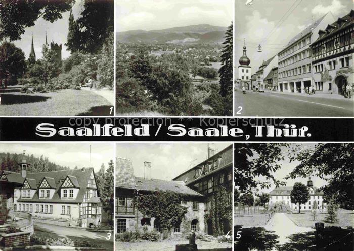 Saalfeld Saale Thueringen Puschkinpark Blankenburger-Tor Gaststaette-Das-Loch HO