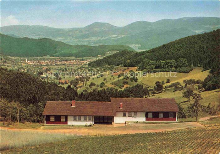 Schoenberg Lahr Pass-Hoehen-Hotel-Geroldseck Geroldseck Schoenberg Tal Wald Berg