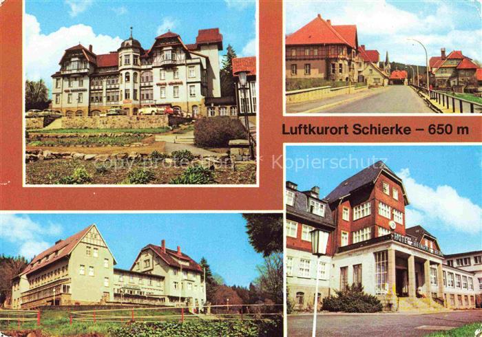Schierke Harz Luftkurort Wintersportplatz FDGB-Erholungsheim-Franz-Mehring Brock