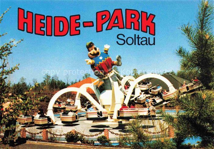 Soltau Soltau-Fallingbostel Niedersachsen Heide-Park Fahrgeschaeft Karussell Fig