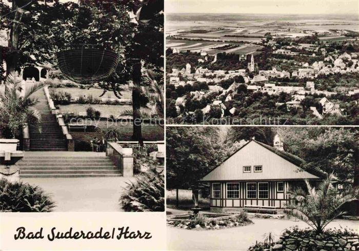 Bad Suderode Kurpark Treppe Luftbild Kurhaus Harz Freiluftbuehne