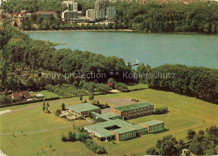 Bad Segeberg Bildungszentrum DAK See Luftbild Schule Wald Sportplatz
