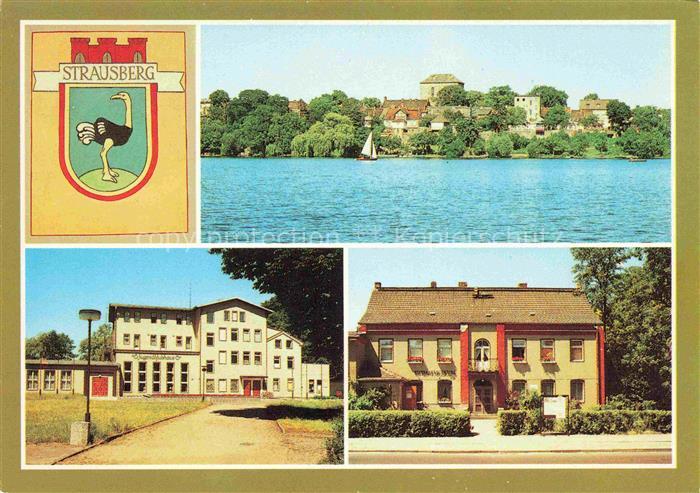 Strausberg Brandenburg Stadtwappen Straussee See Jugendklubhaus Heimatmuseum Meh