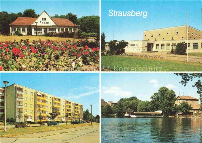 Strausberg Brandenburg Restaurant-Nord Stadtbad Plattenbau Straussee Mehrbild Bl