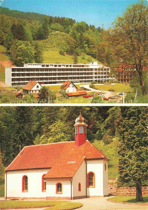 Nordrach Fachklinik-Klausenbach Kapelle Schwarzwald Klinik Wald Mehrbild Weinber