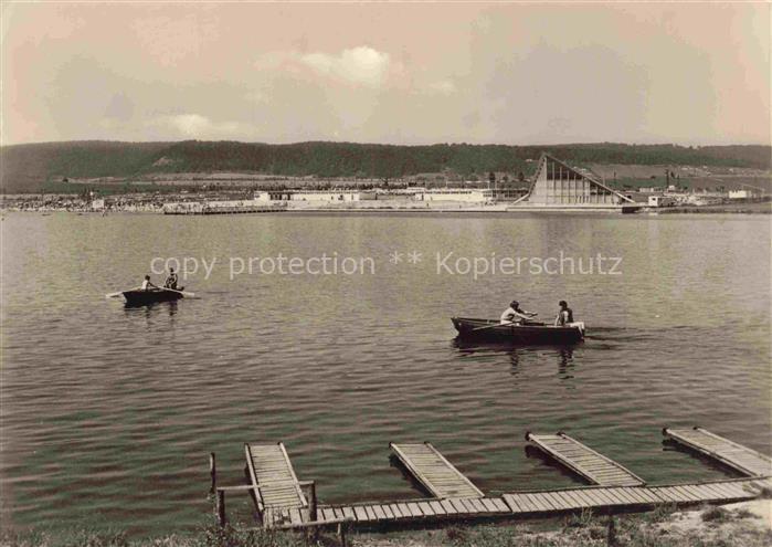 Hohenfelden Weimarer Land Thueringen Stausee-Hohenfelden Erholungszentrum Ruderb