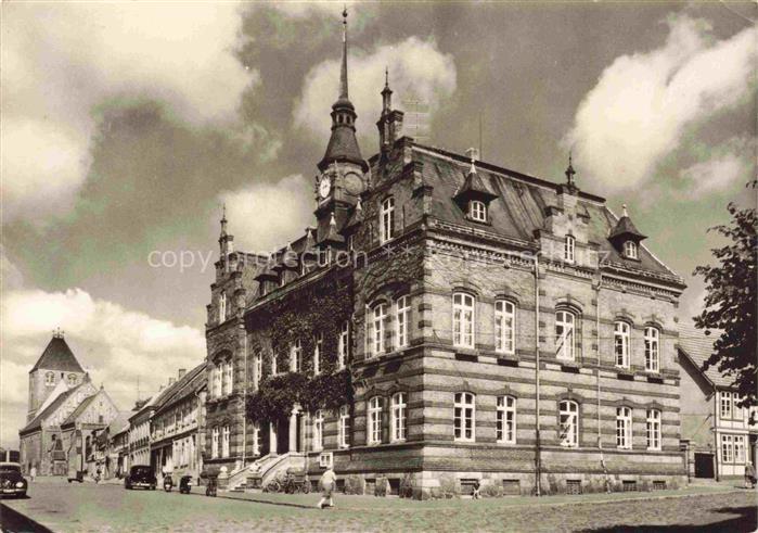 Plau See Mecklenburg-Vorpommern Rathaus Marktplatz Kirche Erholungsort Mecklenbu