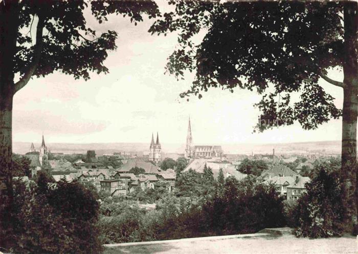 Muehlhausen Thueringen Stadtansicht Kirchen Tuerme Daecherlandschaft Thueringen