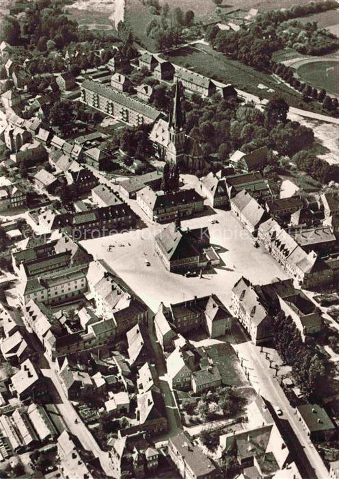 Neustadt Sachsen Marktplatz Kirche Rathaus Altstadt Luftbild Strassenkreuz Wohnh