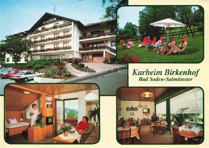 Bad Soden-Salmuenster Hessen Kurheim-Birkenhof Kurheim Hotel Garten Liegewiese Z
