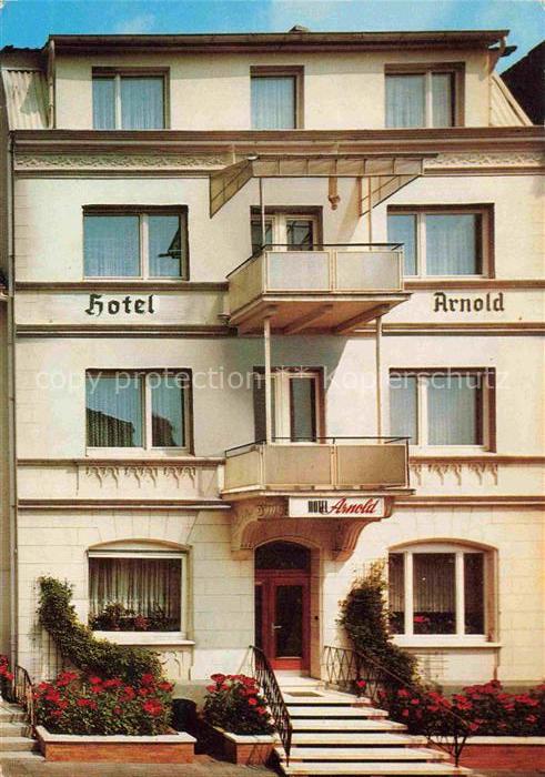 Bad Salzschlirf Fulda Hessen Hotel-Arnold Hotel-Pension Fassade Balkon Eingang B