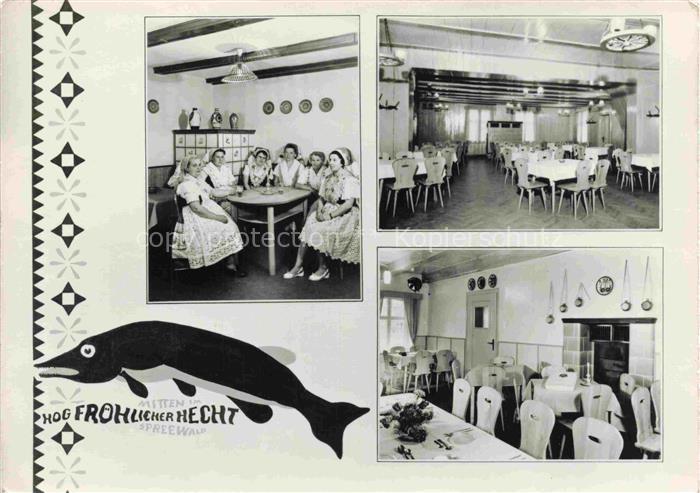 Lehde Luebbenau Spreewald Brandenburg HOG-Froehlicher-Hecht Restaurant Sorbische