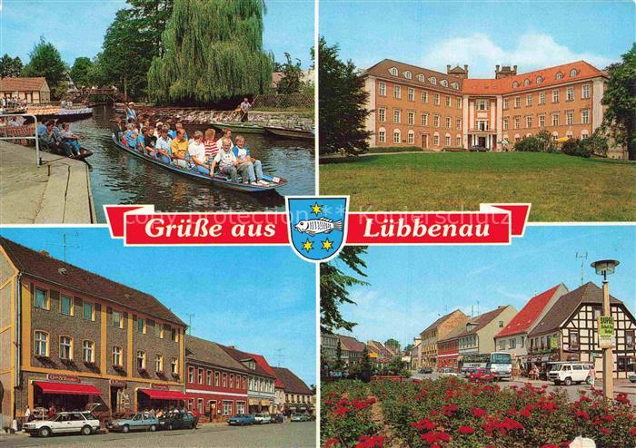 Luebbenau Spreewald Brandenburg Spreewaldkahn Schloss Marktplatz Fachwerk Spreew