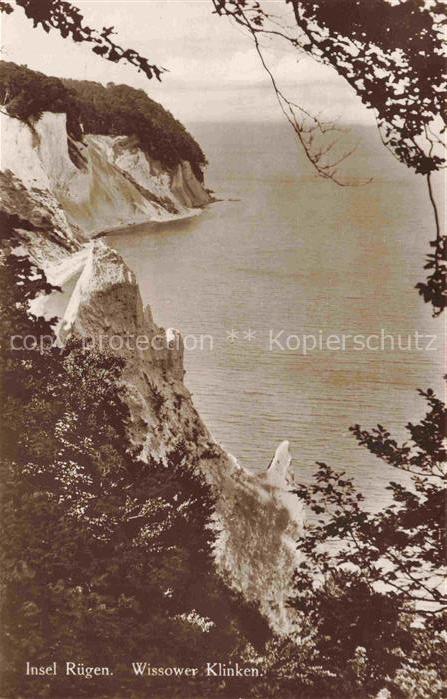 Wissower Klinken Sassnitz Ruegen Wissower-Klinken Kreidefelsen Ostsee Steilkuest