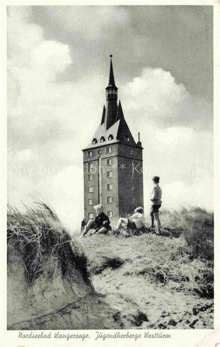 WANGEROOGE Wangeroog Nordseebad Westturm Jugendherberge Duenen Nordseekueste Kin