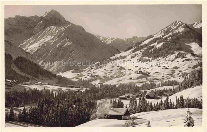 Kleinwalsertal Vorarlberg AT Riezlern Hirschegg Mittelberg Winterlandschaft Schn