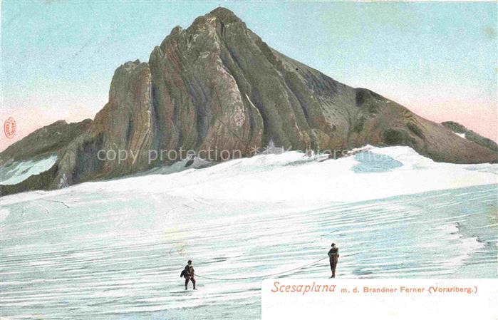 Brand Scesaplana Bludenz Vorarlberg AT Scesaplana Brandner-Ferner Gletscher Berg