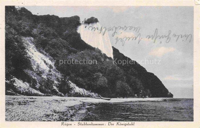 Stubbenkammer Sassnitz Ruegen Koenigstuhl Kreidefelsen Ostsee Ruegen Steilkueste