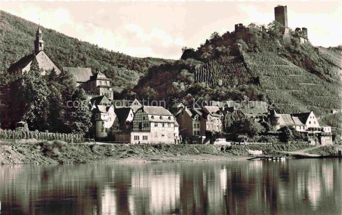 Beilstein Mosel Rheinland-Pfalz Mosel Burgruine Kirche Altstadt Weinberge Fachwe