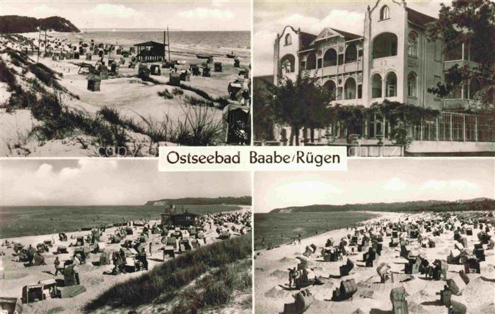 BAABE Ostseebad Ruegen Ostseebad Strand Strandkoerbe Villa Ostsee Ruegen Mehrbil