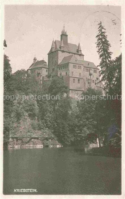 Kriebstein Mittweida Sachsen Burg Zschopau Fluss Felsen Wald Zschopautalsperre