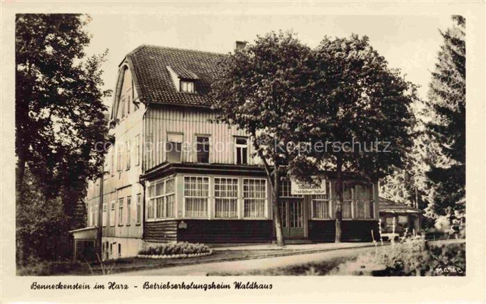 Benneckenstein Harz Sachsen-Anhalt Betriebserholungsheim-Waldhaus Fachwerkhaus H