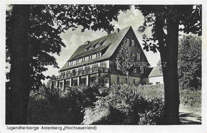 Astenberg Schmallenberg NRW Jugendherberge Astenberg Hochsauerland Gebaeude Baeu