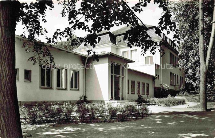 BAYREUTH Bayern LVA-Sanatorium Herzoghoehe Bayreuth Gebaeude Baeume Park