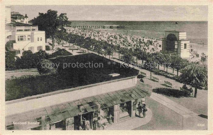 BANSIN Ostseebad Heringsdorf Mecklenburg-Vorpommern Bansin Seebad Usedom Strandp