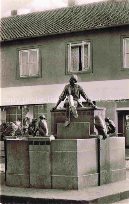 BRAUNSCHWEIG Niedersachsen Eulenspiegel-Brunnen Brunnen Skulptur Figuren Bronze