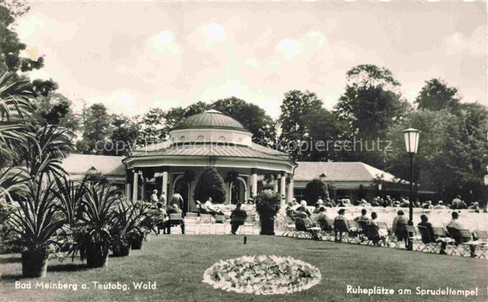 Bad Meinberg Horn-Bad Meinberg NRW Sprudeltempel Kurpark Ruheplaetze Kurgaeste T