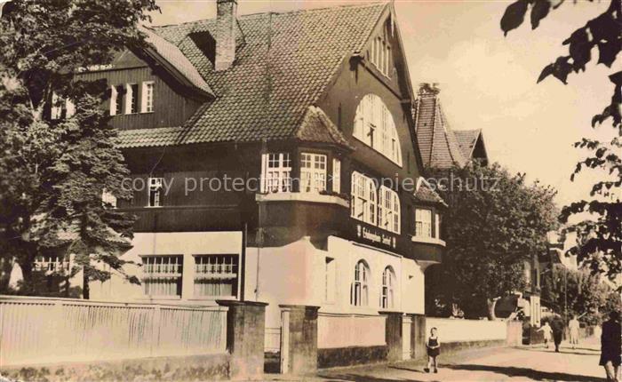 BANSIN Ostseebad Heringsdorf Mecklenburg-Vorpommern FDGB-Erholungsheim Seehof Ju