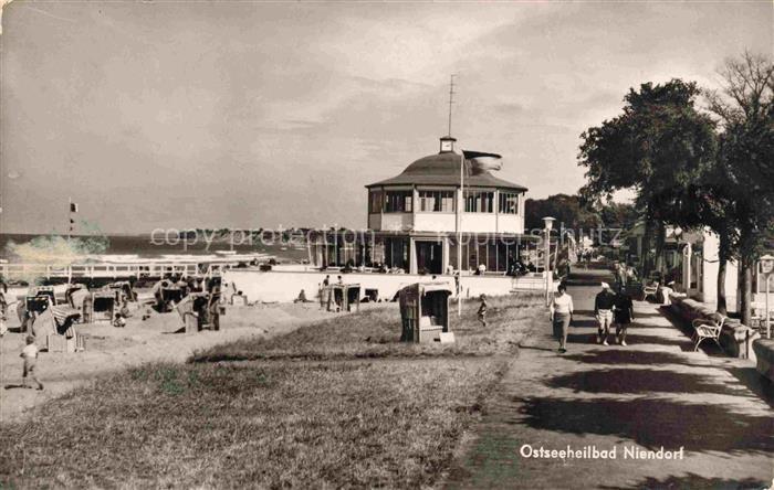 NIENDORF  Ostseebad Timmendorferstrand Strand Strandkoerbe Promenade Kurhaus Ost