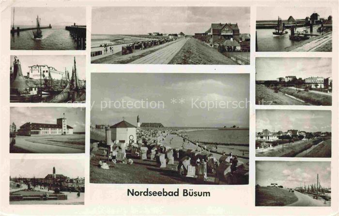 BueSUM Nordseebad Schleswig-Holstein Nordseebad Hafen Strand Strandkoerbe Leucht