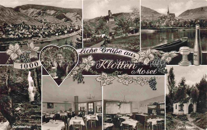Klotten Mosel Cochem-Zell Rheinland-Pfalz Mosel Weinort Dortebachtal Seitz-Kapel