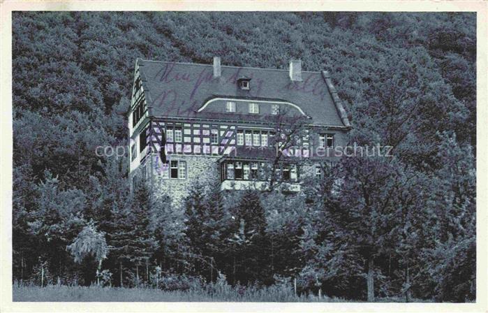 Brodenbach Mosel Rheinland-Pfalz Jugendherberge Mosel Fachwerk Wald DJH Herberge