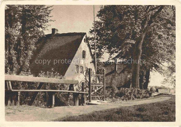 WEDEL  Holstein Pinneberg HAMBURG Schleswig-Holstein Wedeler-Marsch reetgedeckte