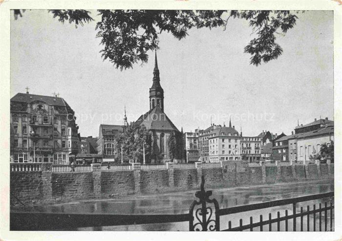 Hagen Westfalen Volme Johanniskirche Kirchturm Altstadt Fluss Wohnhaeuser Stadta