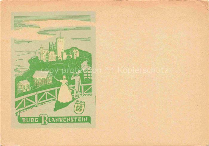 Blankenstein Ruhr Hattingen NRW Burg-Blankenstein Burg Fachwerkhaus Paerchen Wap