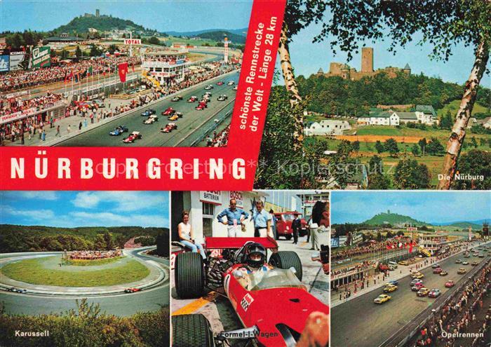 Nuerburgring Autorennstrecke Eifel Adenau Rheinland-Pfalz Nuerburgring Rennstrec