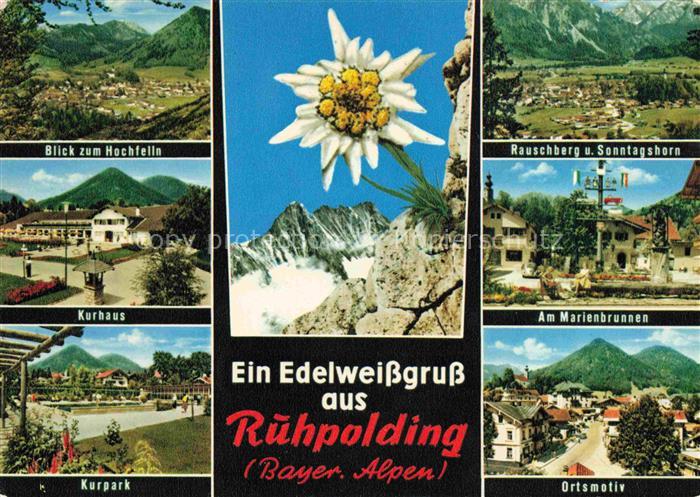 Ruhpolding Bayern Hochfelln Kurhaus Kurpark Rauschberg Sonntagshorn Marienbrunne