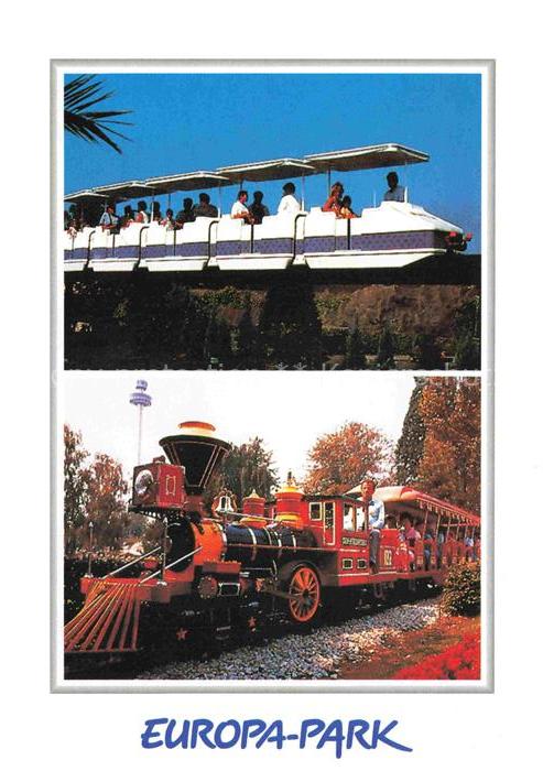EUROPA-PARK Rust Ortenaukreis BW Europa-Park Monorail Panoramazug Freizeitpark F